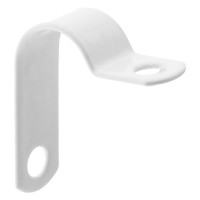 AP7WHITE 1.5mm Firesafe Cable Clips White (100 Pack)