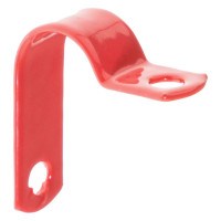 AP9RED 2.5mm Firesafe Cable Clips Red (100 Pack)