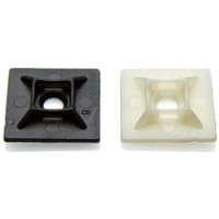 28mm Adhesive Natural Cable Tie Base (100 Pack)