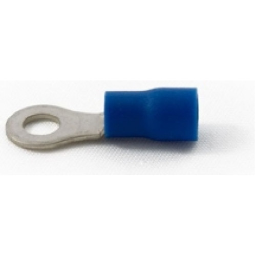Partex BR43 Blue Ring Terminal 4mm (100 Pack)