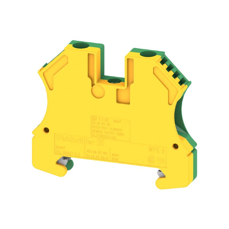 Weidmuller 1010200000 6mm Earth Screw DIN Rail Terminal