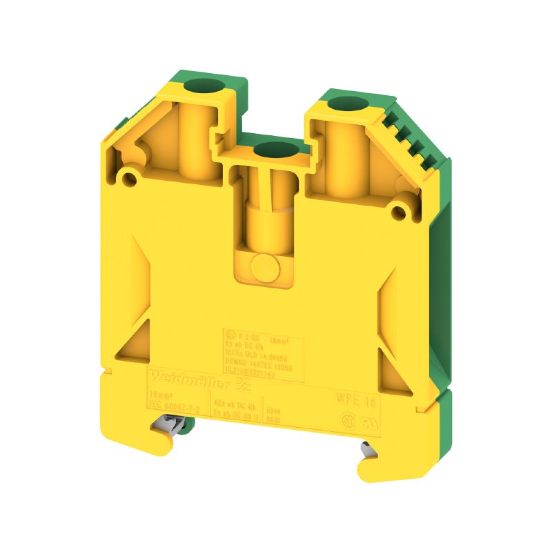 Weidmuller 1010400000 16mm Screw Connection Earth Din Rail Terminal