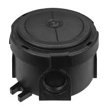 WISKA 10110930 Round Black Junction Box With Wagos
