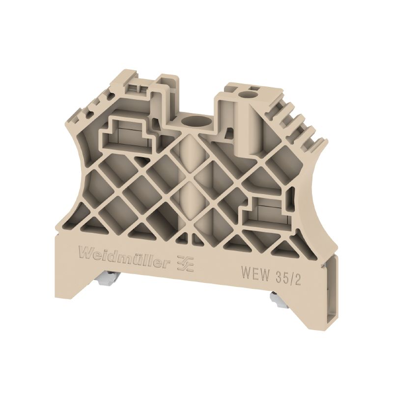 Weidmuller 1061200000 WEW 35mm Beige Terminal End Bracket