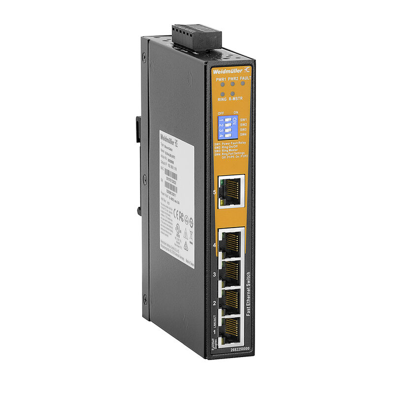 Weidmuller 2682250000 Lite Managed Ethernet Network Switch