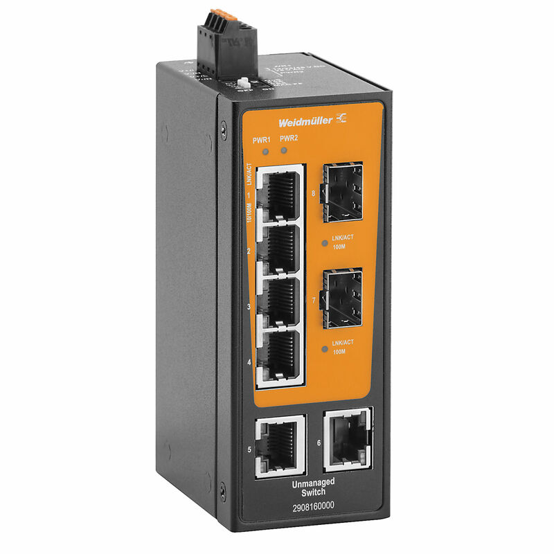 Weidmuller 2908160000 Unmanaged Ethernet Network Switch