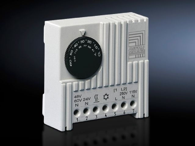 Rittal 3110000 Enclosure Internal Thermostat 2460V DC 2423