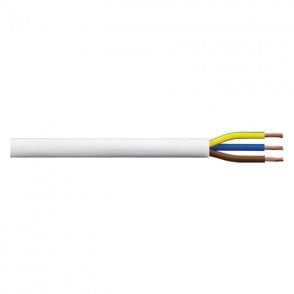 3183Y 1.0MM 3C Flex PVC White (100m)