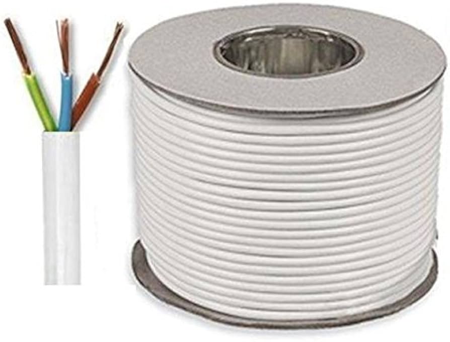 3183Y 1.5MM 3C Flex PVC White (100m)