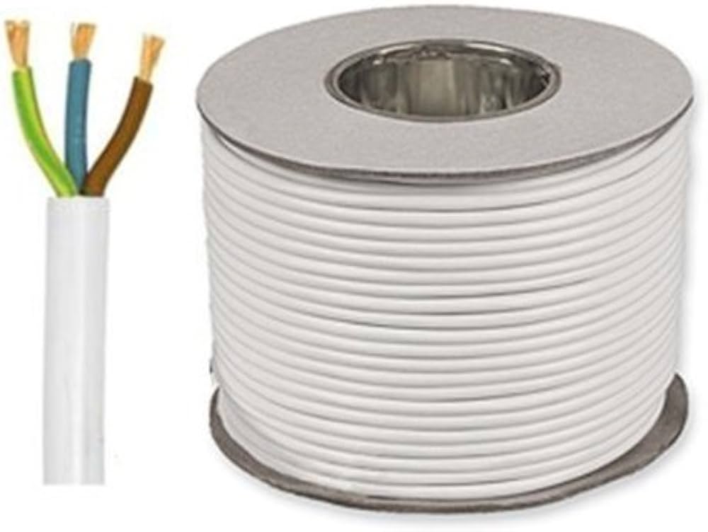3183Y 2.5MM 3C Flex PVC White (100m)
