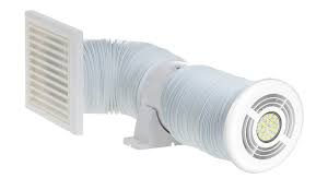 Vimark 4641 4" Shower Fan Kit with Timer and Light