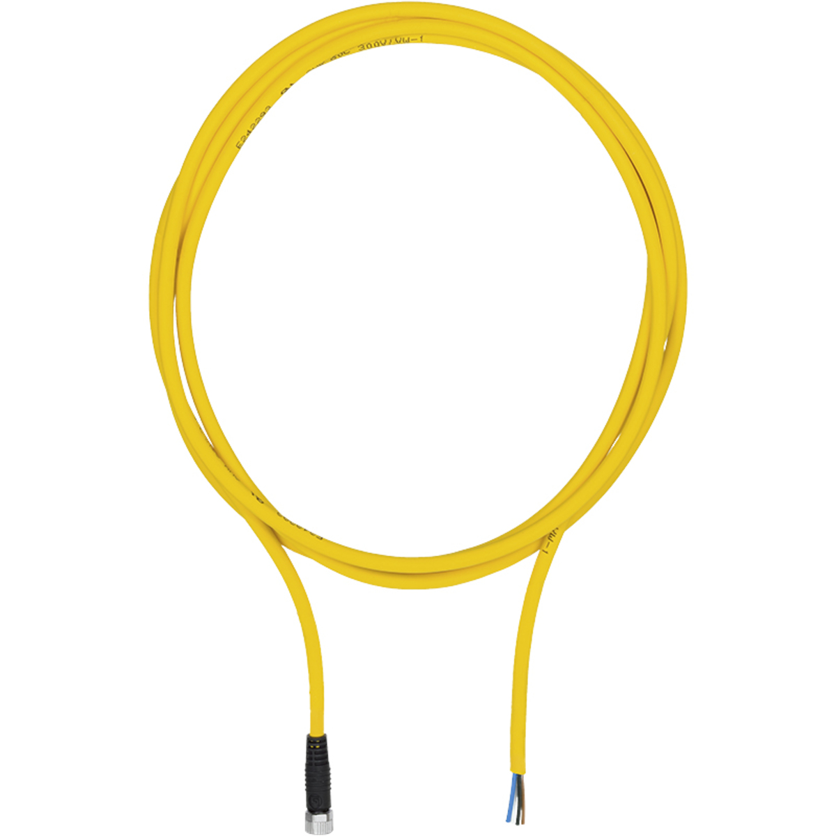 PILZ 533121 M8 4 Pin Straight Sensor Cable 5m