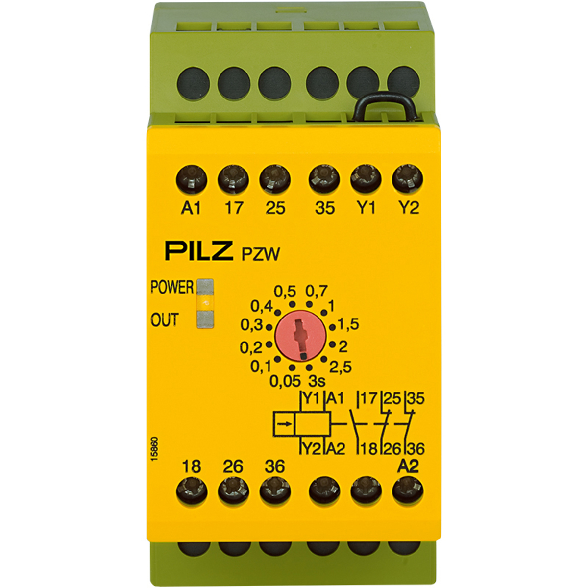 Pilz 774609 Emergency Stop Safety Relay 1/2 Channel Wiring 7NO 2NC 24VAC/DC