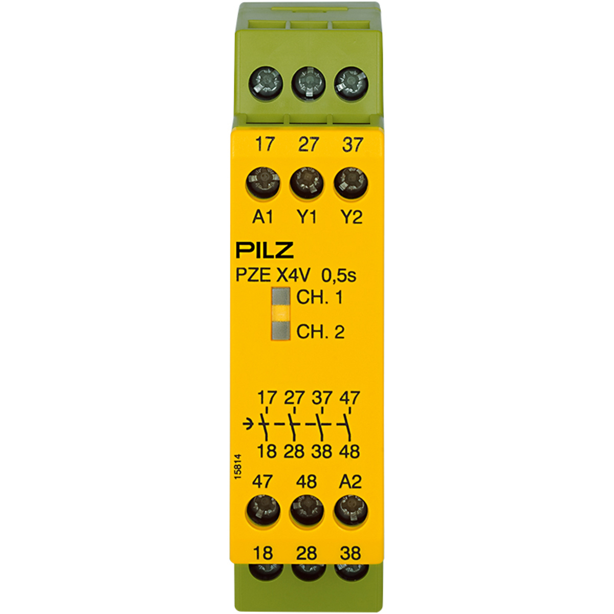 Pilz 774580 Contact Expansion 4NO 24VDC Delay Time 0.5s