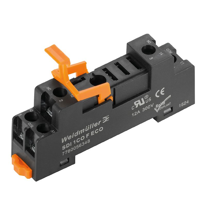 Weidmuller 7760056348 SDI 1CO F ECO 1CO 12A Relay Base