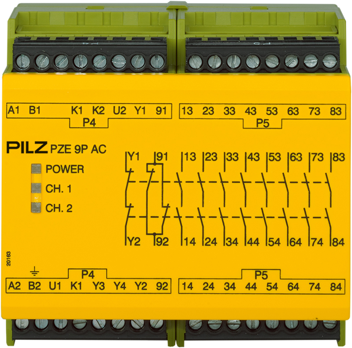 PILZ 777148 Contact Expansion 1/2 Channel Wiring 8NO 1NC 240VAC/DC