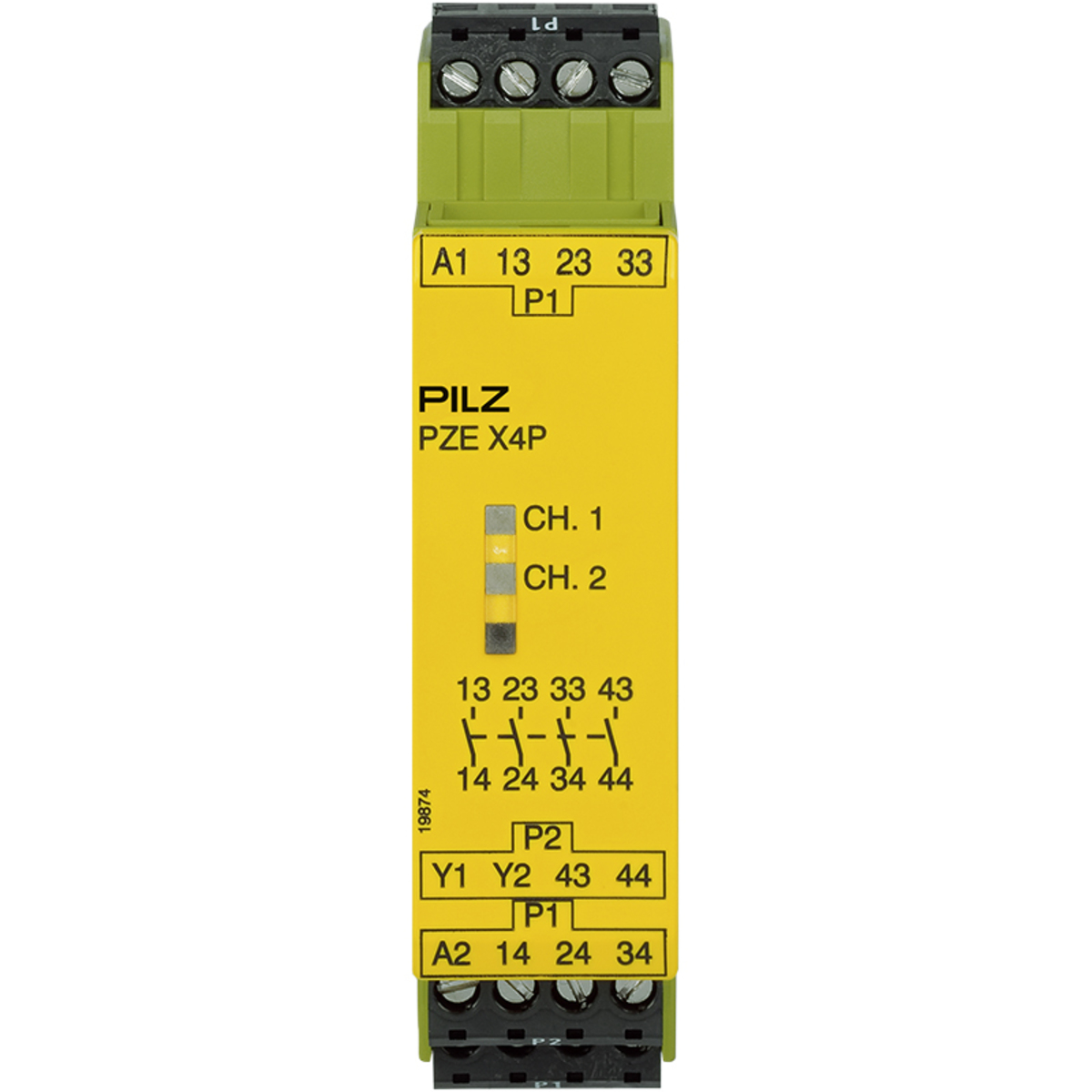 PILZ 777585 Contact Expansion 1 Channel Wiring 4NO 24VDC