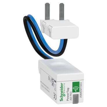 Schneider A9MEM1563 PowerTag PhaseNeutral 63A 1P+N bottom position for RCBO Energy Sensor