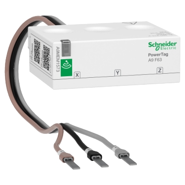 Schneider A9MEM1573 PowerTag Flex 63A 3P top and bottom position Energy Sensor