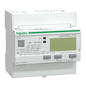 Schneider A9MEM3215 kWh Meter Energy CT - multi-tariff - MID 5A