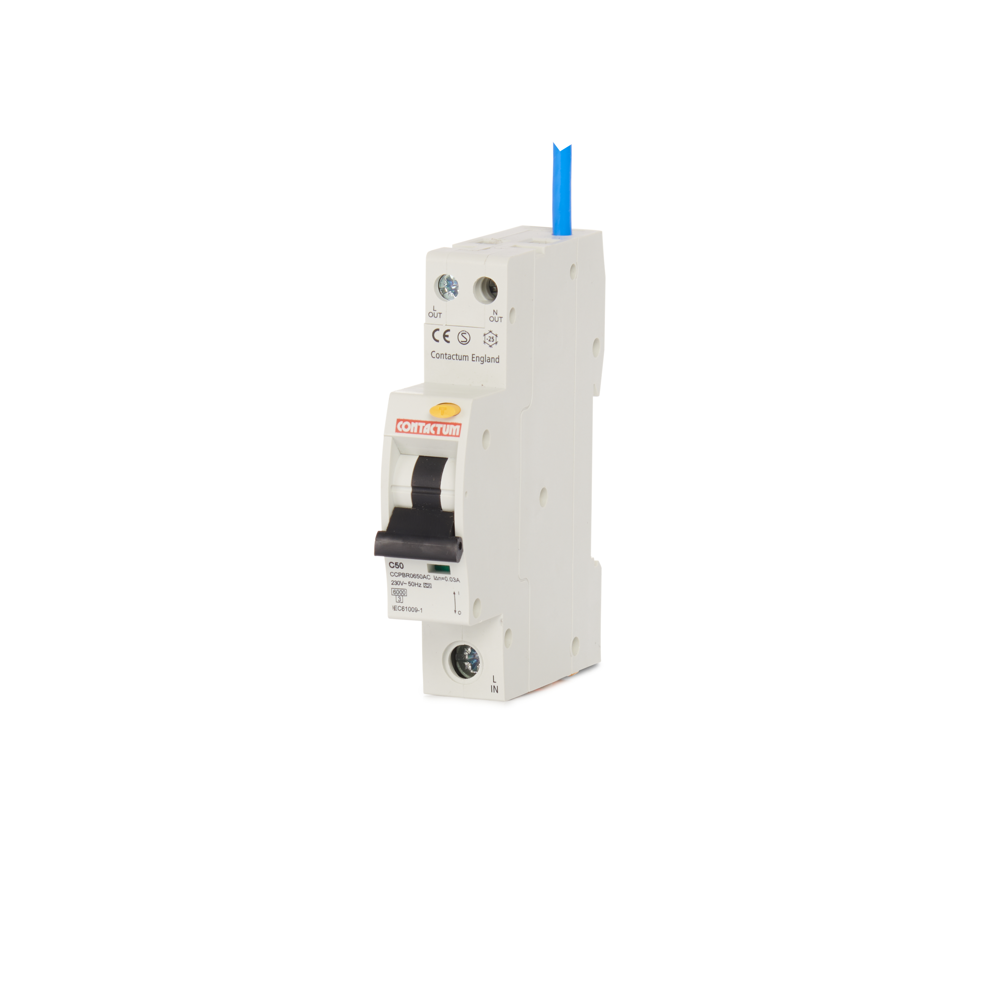Contactum CCPBR0620AB RCBO Type B 20A 6kA