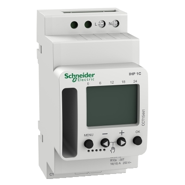Schneider CCT15441 (24h/7d) Programmable Timeswitch 1 Channel Acti9