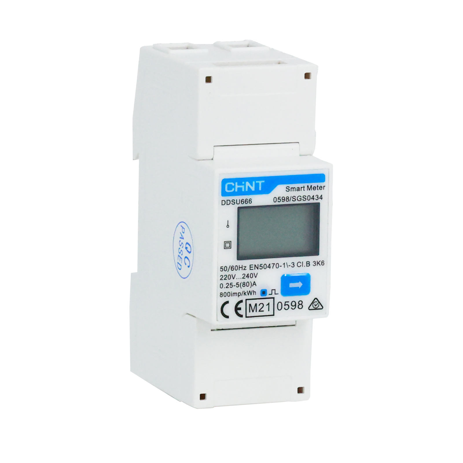 CHINT DDSU666-230V-5 80A Single Phase Electricity Meter