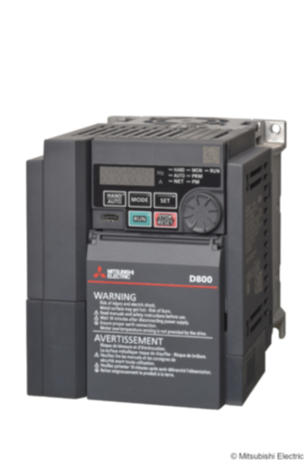 Mitsubishi Electric FR-D820S-1.5K-070-60 1.5kW Single Phase High Performance Compact Inverter 7A