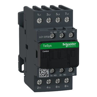 Schneider LC1DT32U7 4 Pole 4NO Contactor 32A 240V Coil 50/60 Hz