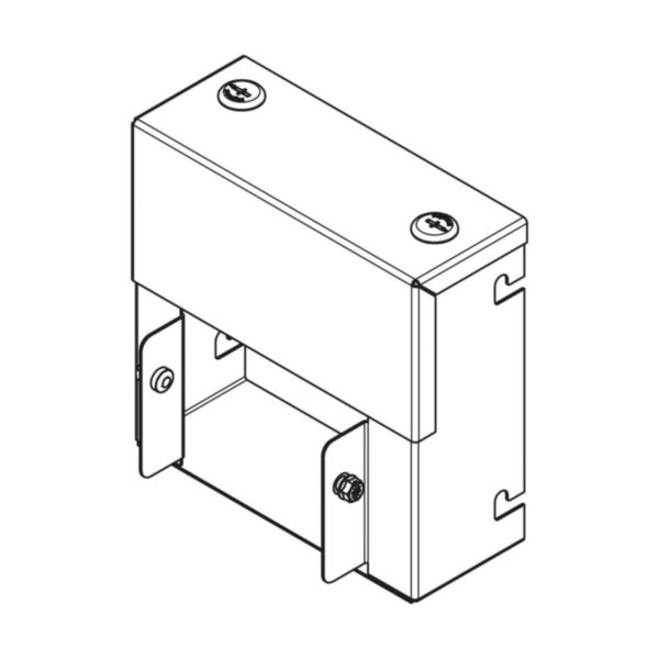 Legrand MGR3322R Pre-Galvanised Steel Distribution Trunking Reducer 75mm x 75mm to 50mm x 50mm