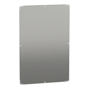 Schneider NSYMM128 Galvanised Sheet Steel Plain Mounting Plate H1200xW800mm