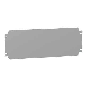 Schneider NSYMM25SB Galvanised Sheet Steel Plain Mounting Plate H250xW500mm