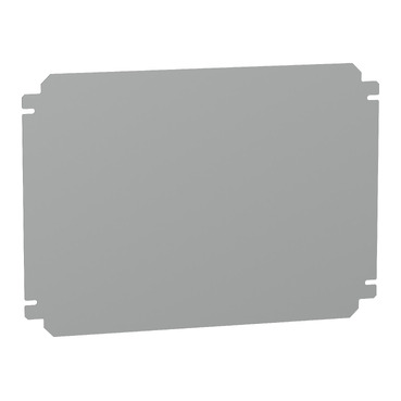 SCHNEIDER NSYMM34SB Galvanised Sheet Steel Plain Mounting Plate H300xW400mm