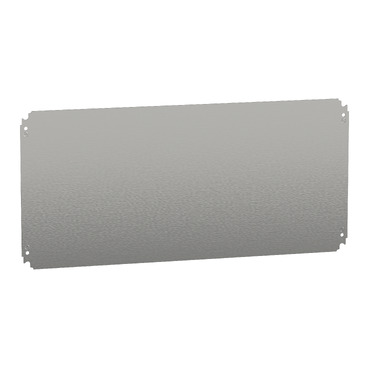 Schneider NSYMM48 Galvanised Sheet Steel Plain Mounting Plate H400xW800mm	