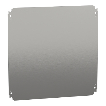 Schneider NSYMM55 Galvanised Sheet Steel Plain Mounting Plate H500xW500mm