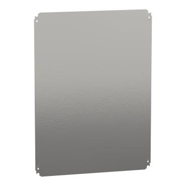 Schneider NSYMM86 Galvanised Sheet Steel Plain Mounting Plate H800xW600mm