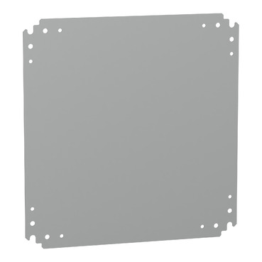 Schneider NSYPMM55 Metallic Mounting Plate for PLS Box 500x500mm