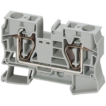 Schneider NSYTRR102 Grey DIN Rail Spring Terminal Block 10mm2