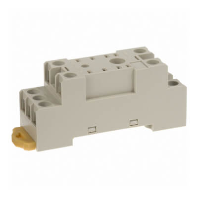 Omron PYF08A-N Relay Socket Base DIN Rail / Surface Mounting 8 Pin Screw Terminals (IEC/VDE)