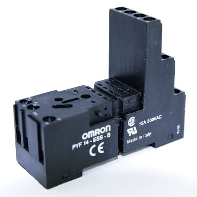 Omron PYF14-ESS-B Terminal Socket Common and Coil Terminals NC & NO