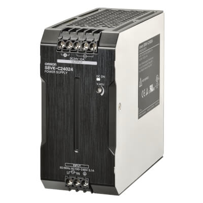 OMRON S8VK-C24024 10A 24VDC 240W DIN Rail Power Supply