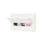 Contactum SDDS10111ASPMS 10 Way 100A Surface Mounted Consumer Unit ISO with Incomer, Dual Type A RCD & SPD