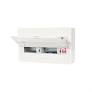 Contactum SDDS14111AMS 14 Way 100A Surface Mounted Consumer Unit ISO with Incomer & Dual Type A RCD