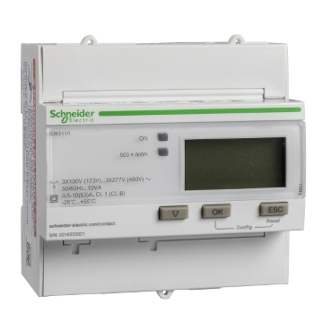 Schneider SEA9BN3110 MID Meter 3 Phase 63A Pulsed Output