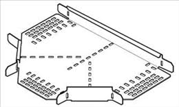 Legrand SRFT75PG 75mm Heavy Duty Pre-Galv Cable Tray Tee