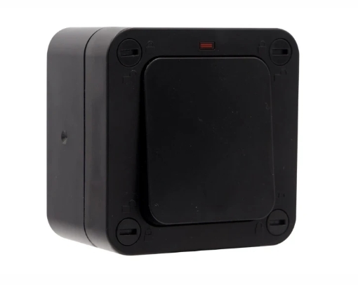 Vimark VWP1221 WeatherPro IP66 1 Gang 2 Way 20AX Switch with Neon