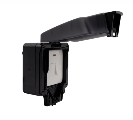 Vimark VWP1371 WeatherPro IP66 13A Switched Spur with Neon