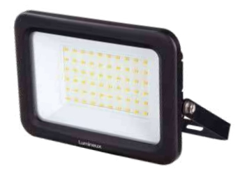 LUMINEUX 431370 Melbury Floodlight 10W 4000K Black IP65 