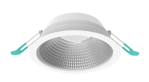 LUMINEUX 430697 Tunstall Downlight 8" Dual Wattage 20&30W 3CCT White