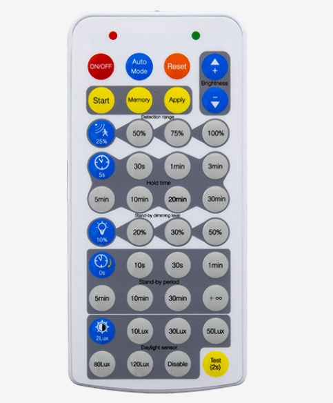 Ovia OVCGHBIRR Remote Control For Highbay Fittings With Sensor White